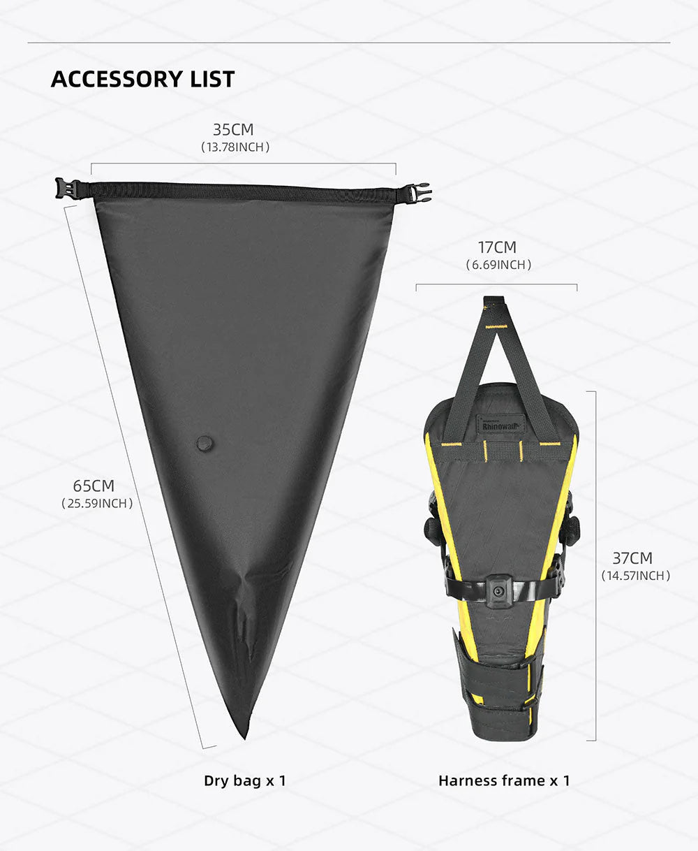 Sacoche de selle 14L – vue produit