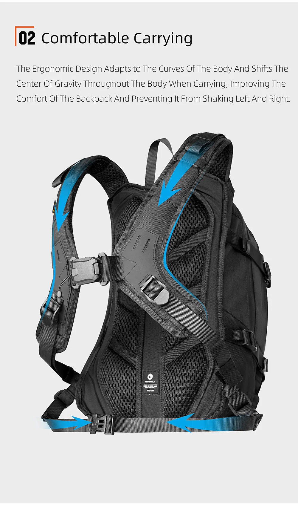 Sac à dos Rhinowalk – vue produit