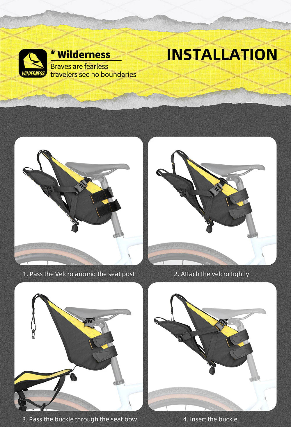 Sacoche de selle 14L – vue produit