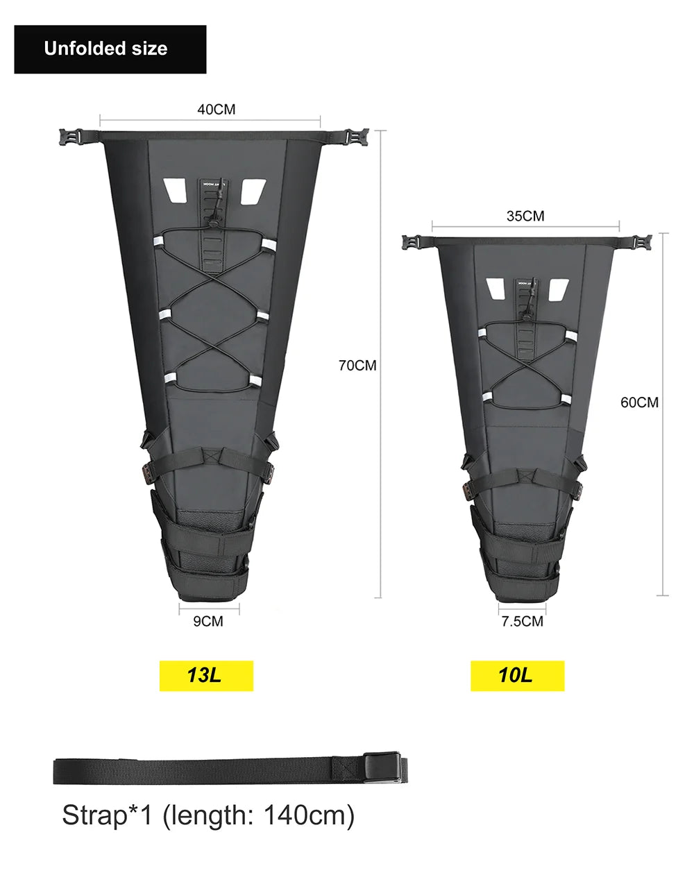 Sacoche de selle 13L – vue produit