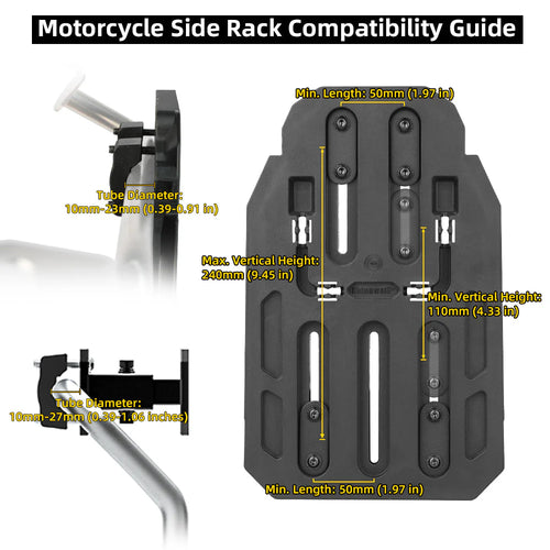 Accessoire montage valise pour support non droit Rhinowalk – vue produit