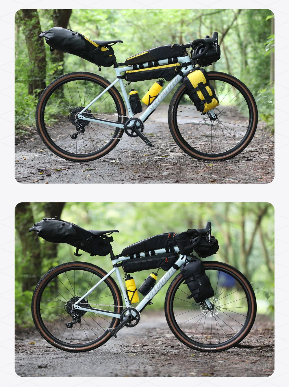 Sacoche de guidon vélo étanche 8-13L – vue produit
