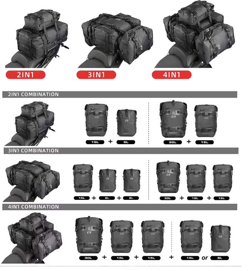 Sacoche étanche 8L/15L/30L Rhinowalk