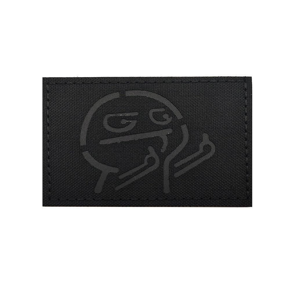 Patch velcro humour F*CK doig honneur infrarouge 8x5 cm