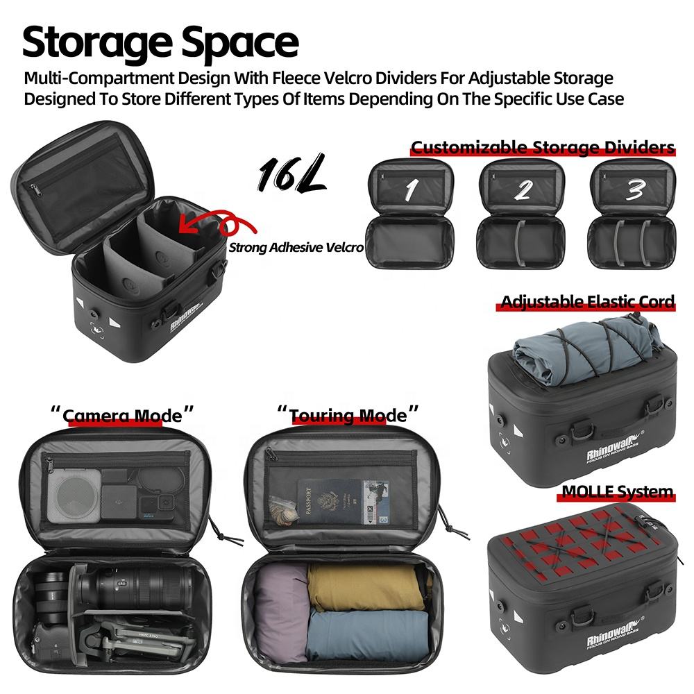 Sac de selle / Tailbag / Extension de valise Rhinowalk