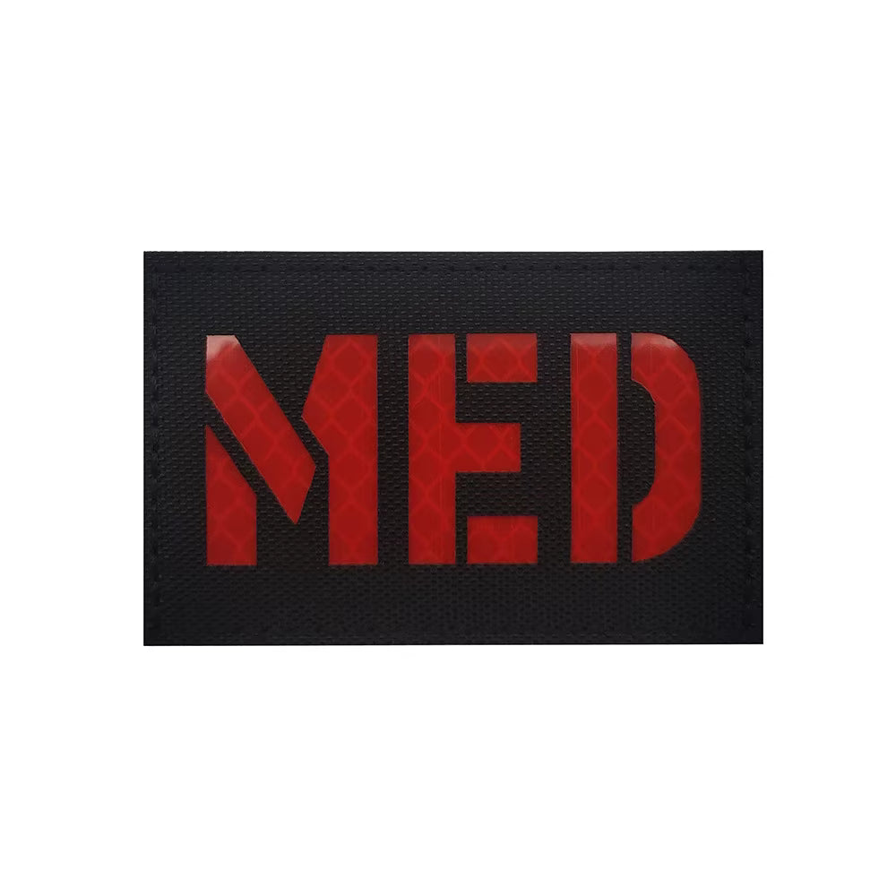 Patch velcro médical MED medical infrarouge 8x5 cm