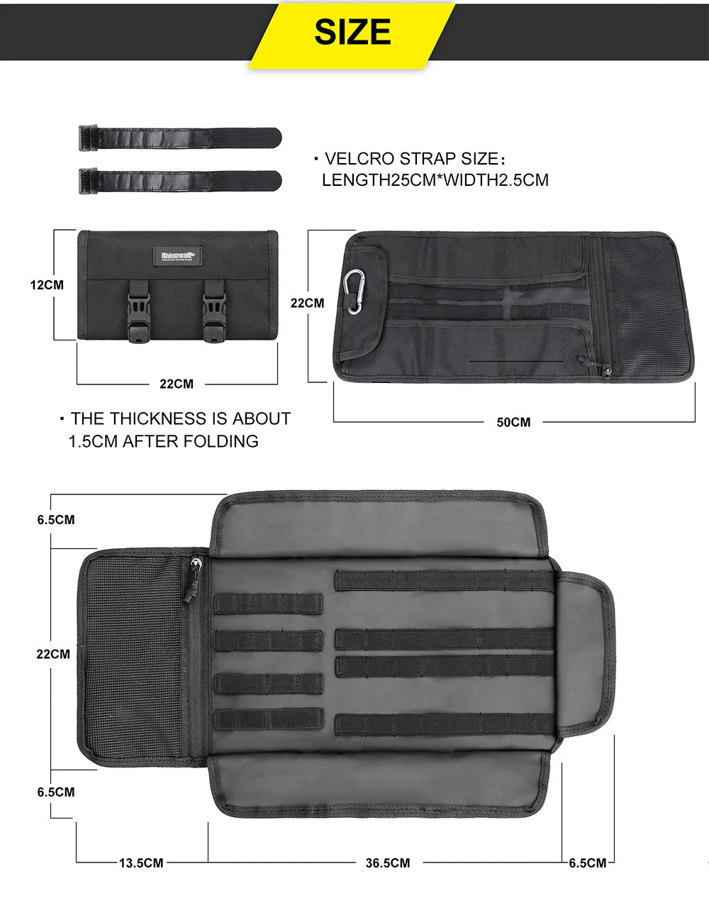 Sacoche outils Rhinowalk – vue produit