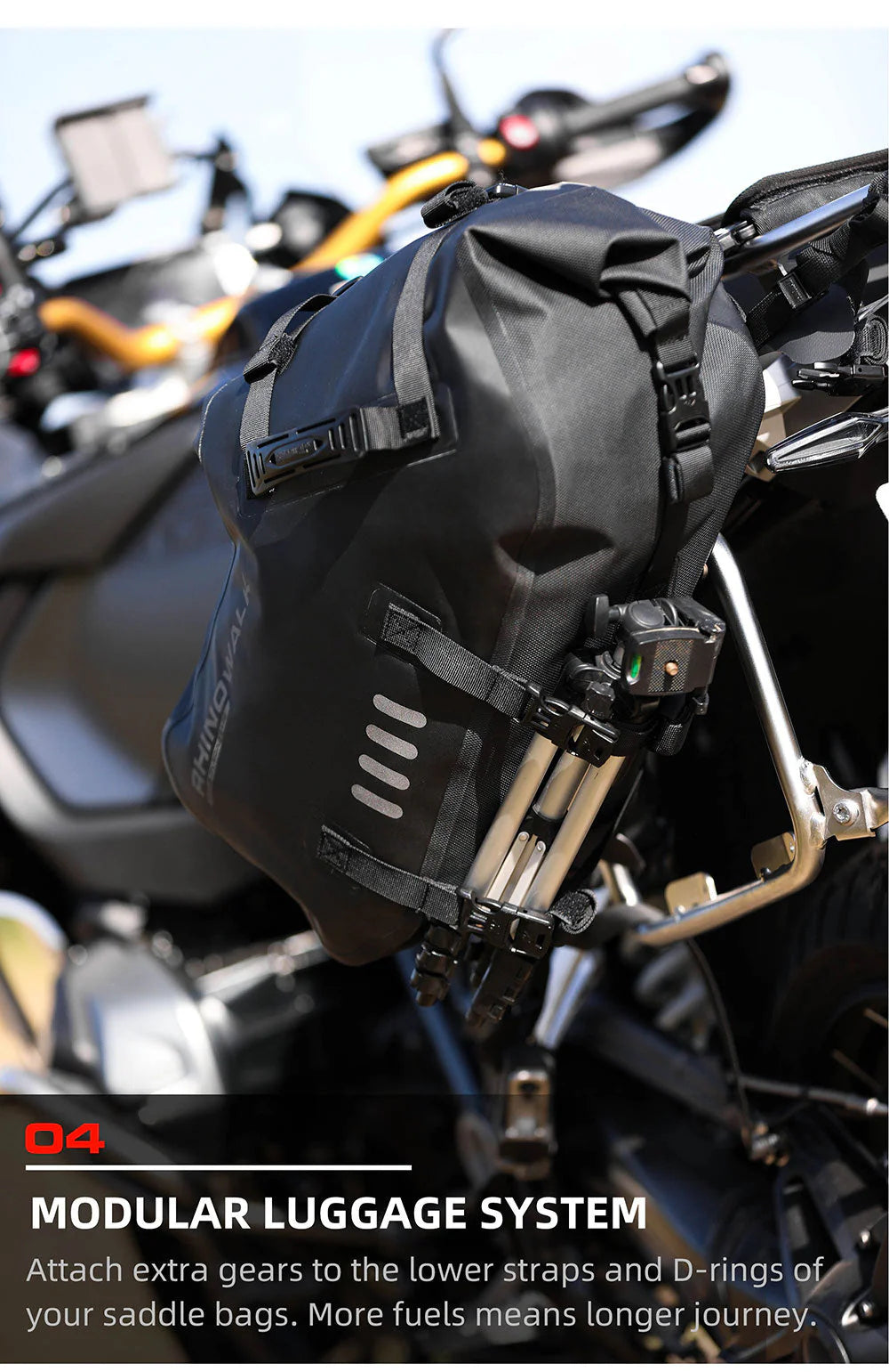 Sacoches Rackless Universelles 18L/28L/48L Rhinowalk – vue produit